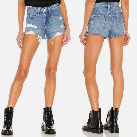 NWT BlankNyc Distressed Denim Shorts - Picture 1 of 7
